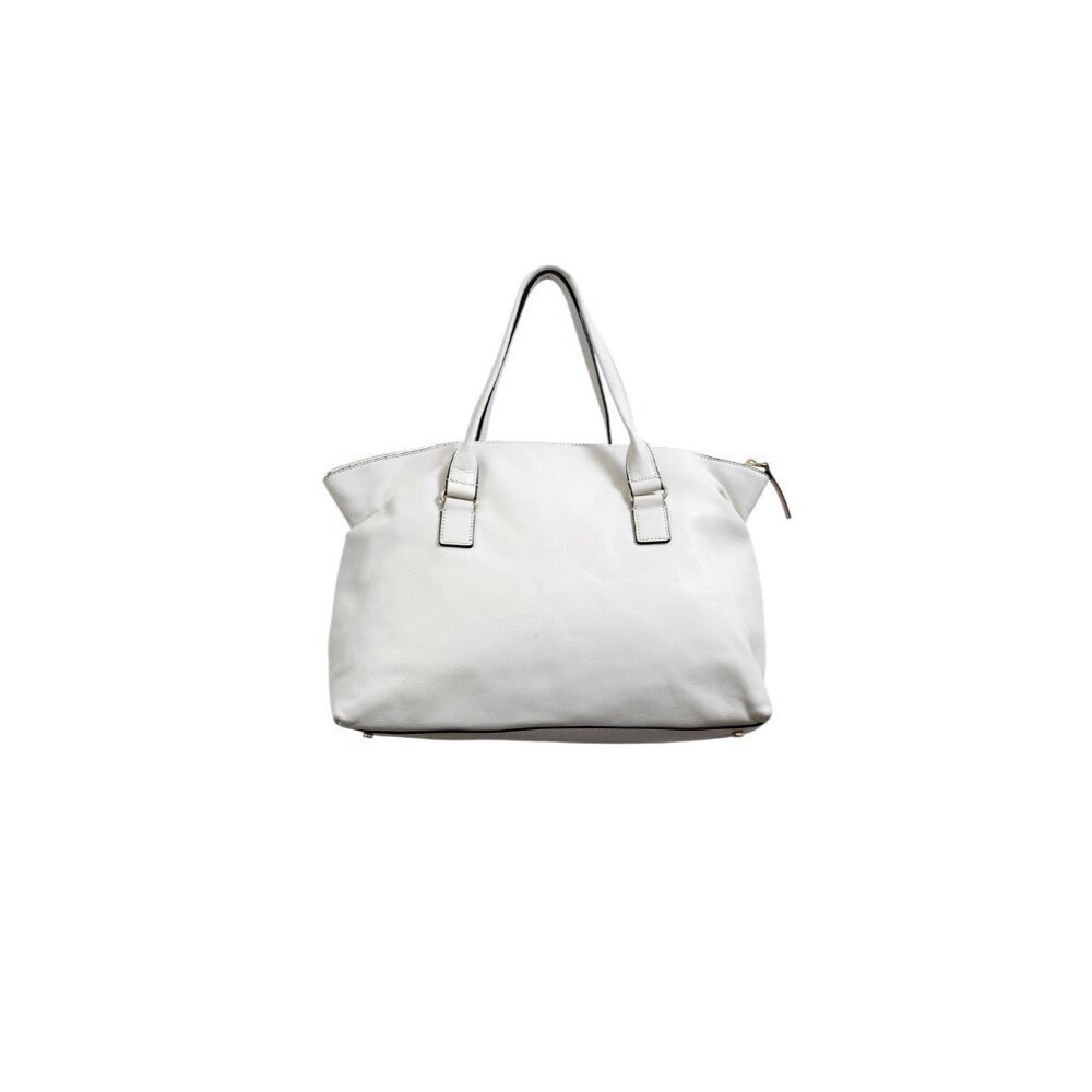 Kate Spade Hampton Road Janie Bag White Leather Satchel Shoulder Bag - Picture 8 of 15